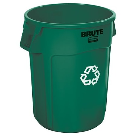 Rubbermaid Rubbermaid Brute Recycling Container - 44 Gallon, Green BUY00024774